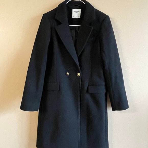 Latest Abercrombie Black Coat - Picture 1 of 3